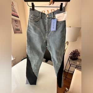 MUGLER x H&M vertical denim